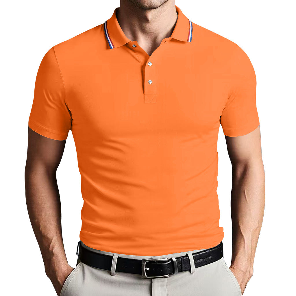 Polo Slim Fit em Poliéster com Ajuste Respirável