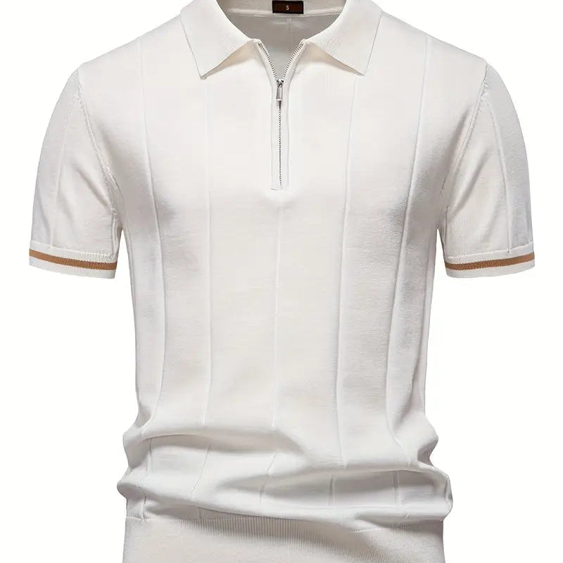 Polo Shirt – Breathable Polyester Blend with Tailored Fit