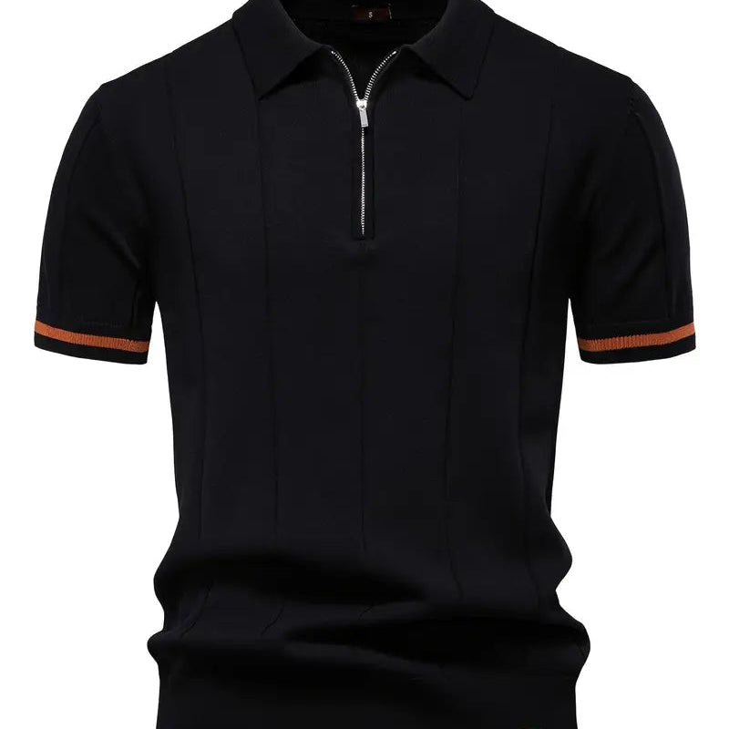 Polo Shirt – Breathable Polyester Blend with Tailored Fit