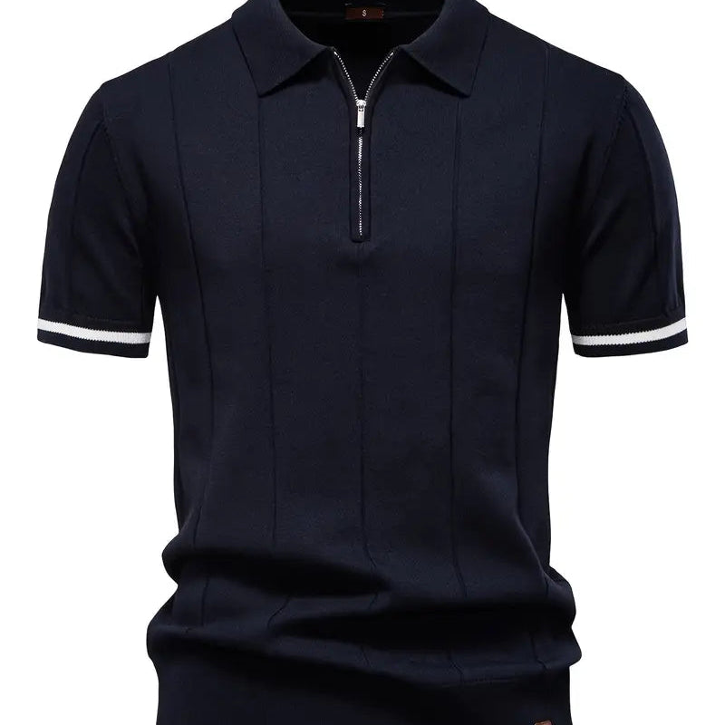 Polo Shirt – Breathable Polyester Blend with Tailored Fit