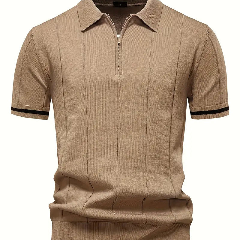 Polo Shirt – Breathable Polyester Blend with Tailored Fit
