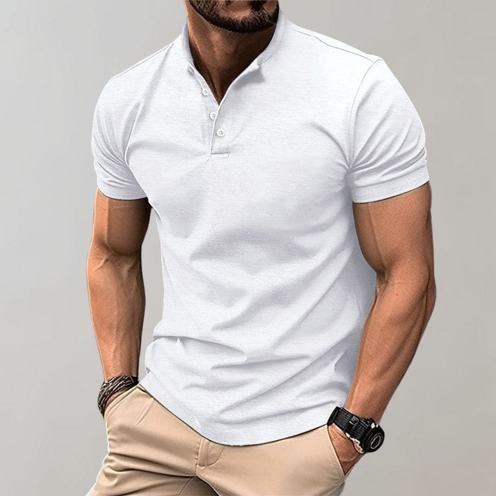 Camisa Polo Slim Fit Clássica com Conforto em Movimento