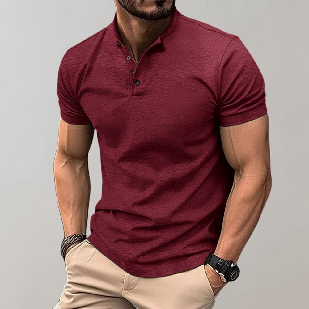 Camisa Polo Slim Fit Clássica com Conforto em Movimento