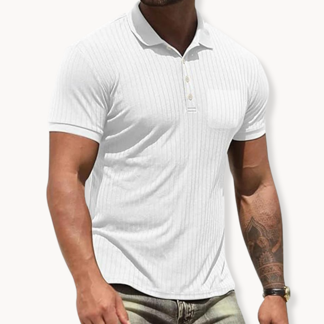 Polo Shirt - Soft Blend Front Collar with Tailored Fit