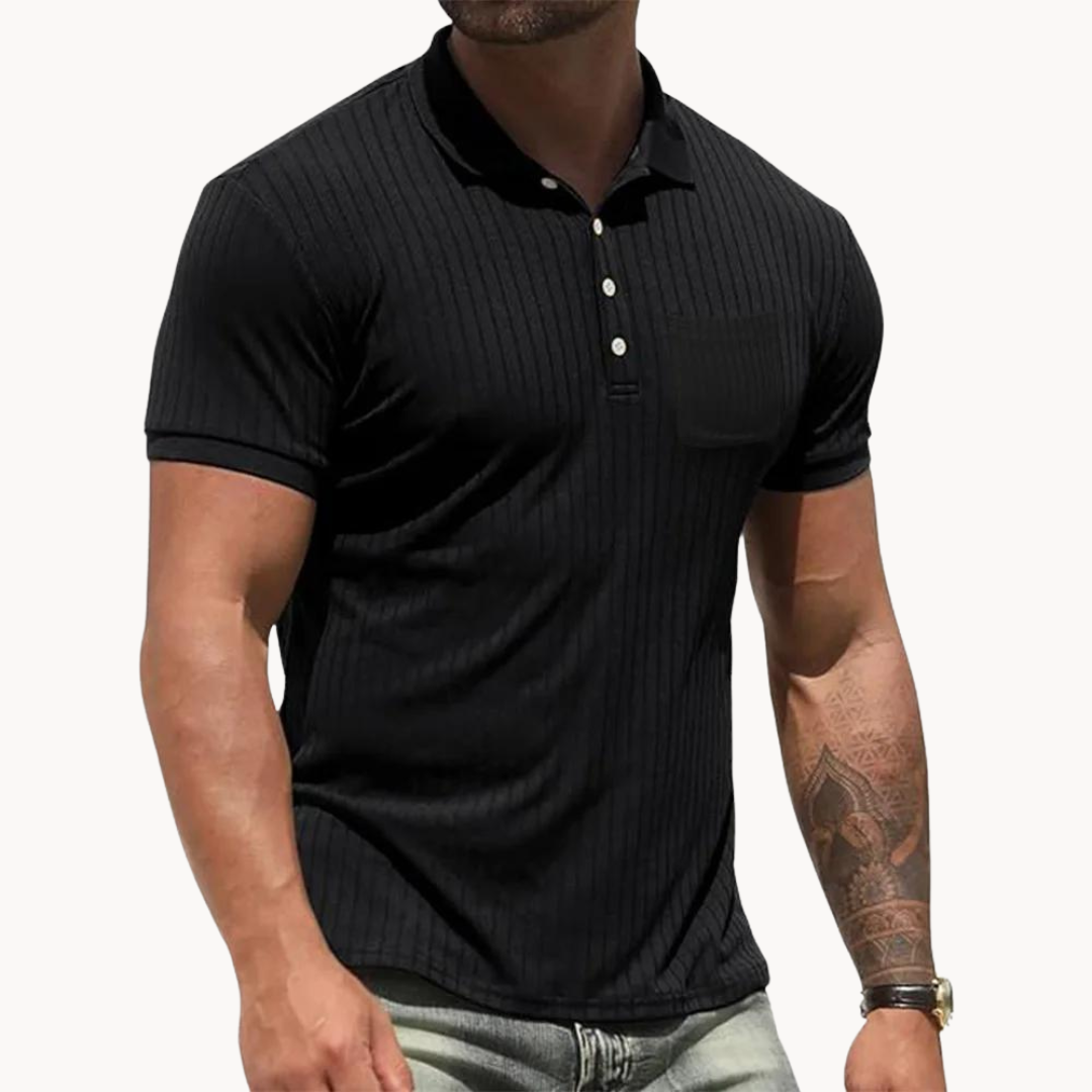 Polo Shirt - Soft Blend Front Collar with Tailored Fit