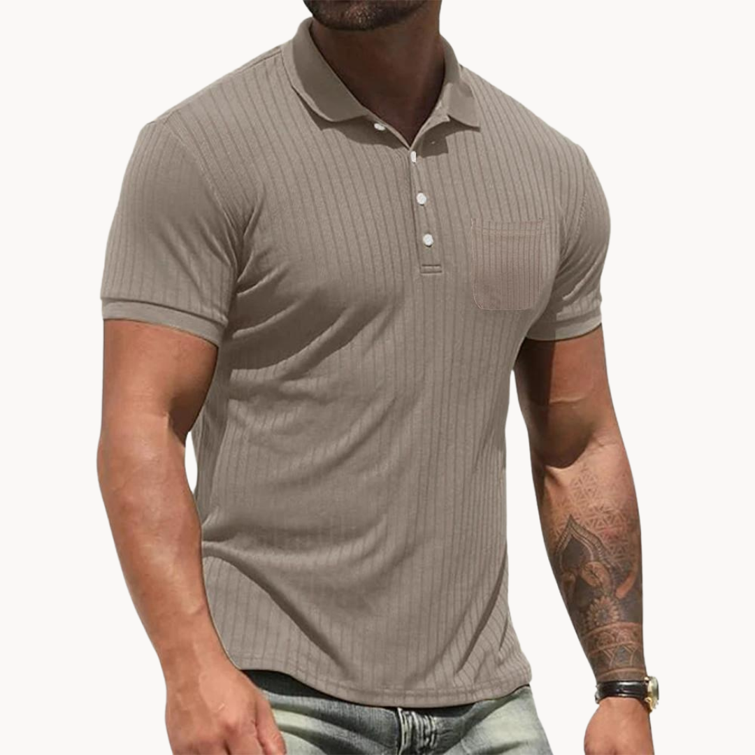 Polo Shirt - Soft Blend Front Collar with Tailored Fit