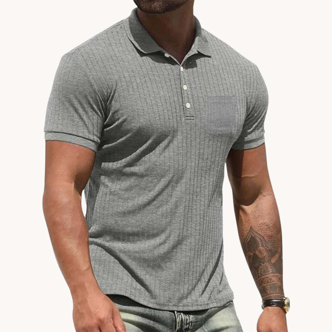 Polo Shirt - Soft Blend Front Collar with Tailored Fit