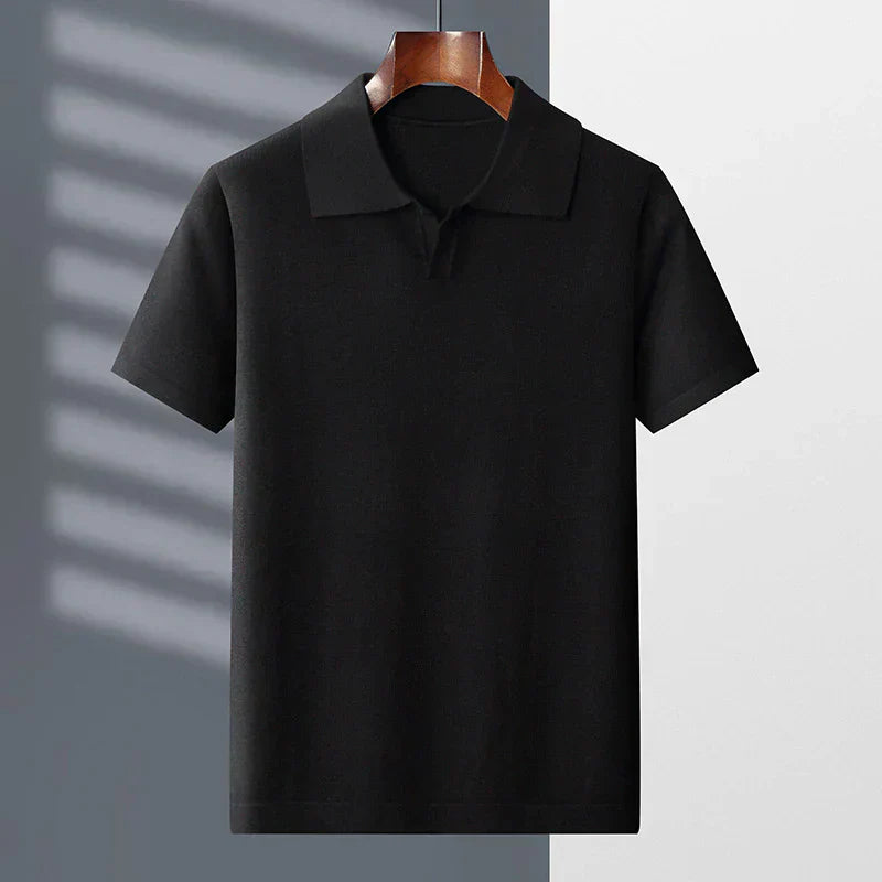 Polo Shirt - Soft Blend with Johnny Collar and Easy Movement