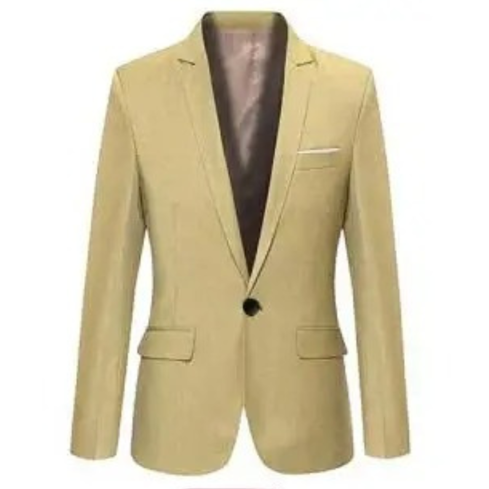 Blazer Slim Fit em Poliéster - Conforto e Liberdade de Movimento