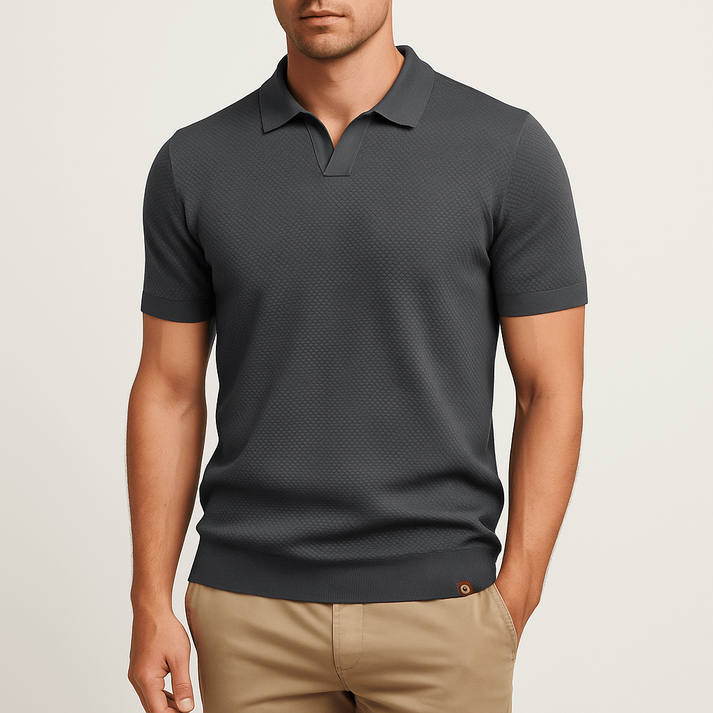 Camisa Polo em Poliéster - Malha Texturizada com Excelente Ventilação
