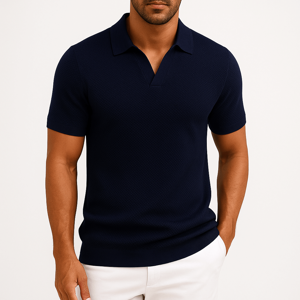 Camisa Polo em Poliéster - Malha Texturizada com Excelente Ventilação