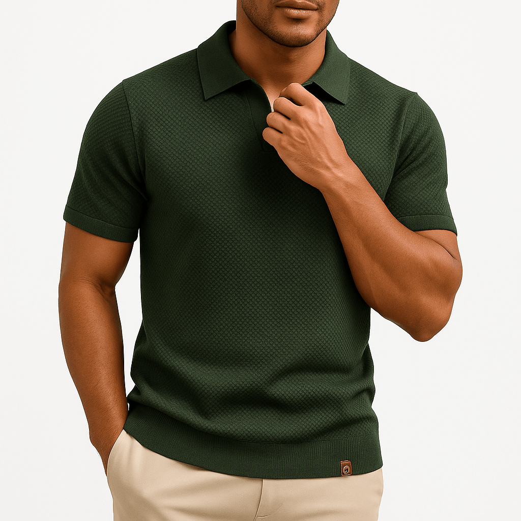 Camisa Polo em Poliéster - Malha Texturizada com Excelente Ventilação