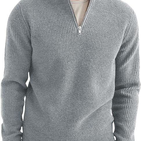 Pullover com Zíper 1/4 – Gola Estruturada e Conforto em Movimento