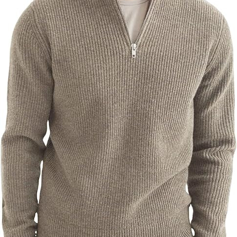 Pullover com Zíper 1/4 – Gola Estruturada e Conforto em Movimento