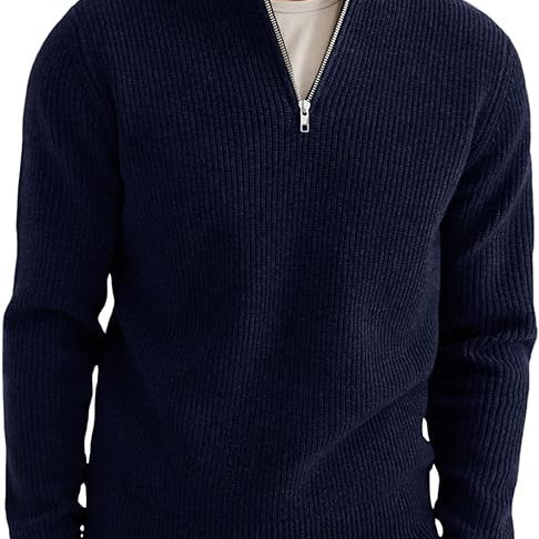 Pullover com Zíper 1/4 – Gola Estruturada e Conforto em Movimento