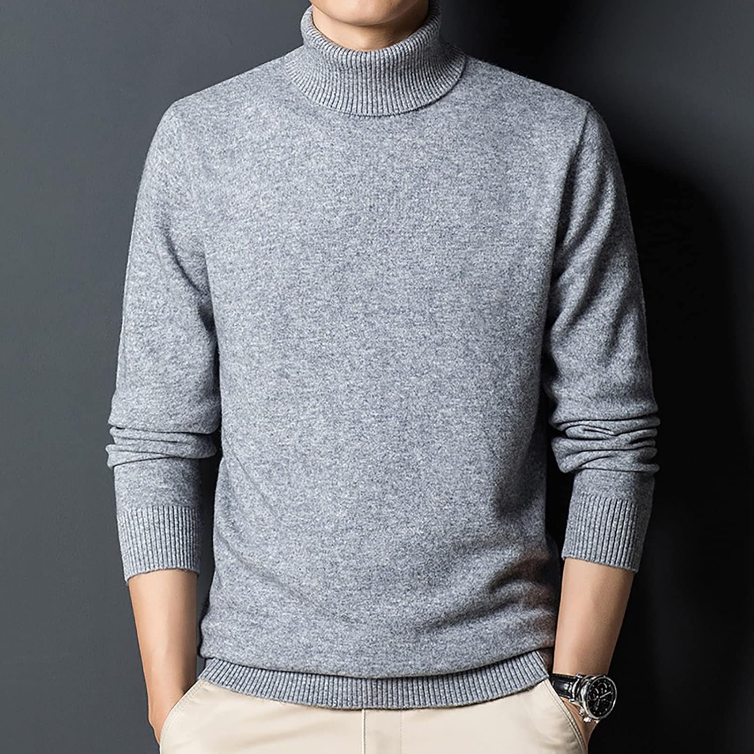 Constantino | High Neck Stretch Knit Pullover