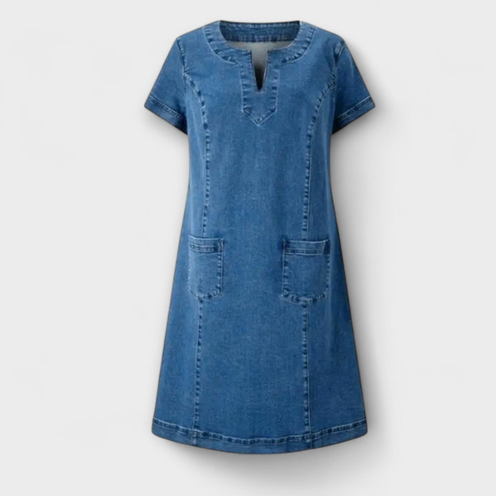 Mathea - Vestido de Denim Macio