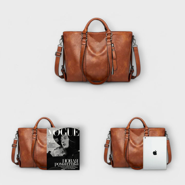 Cécile. - Grande Bolsa de Couro