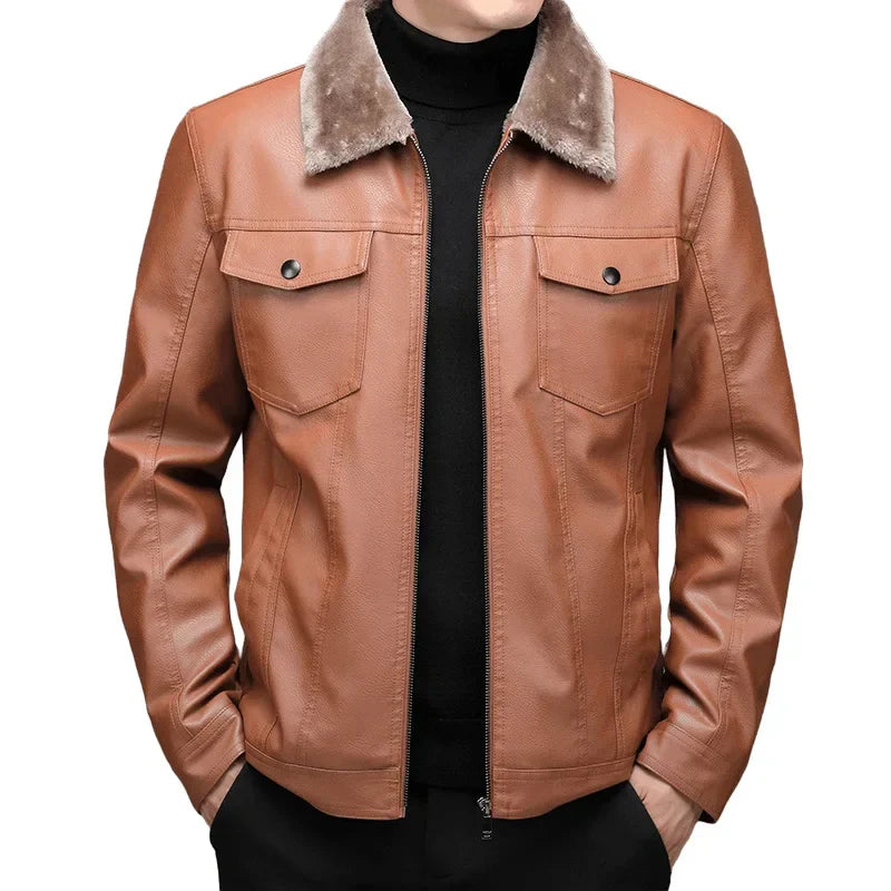 Blake - Jaqueta de Couro Vintage