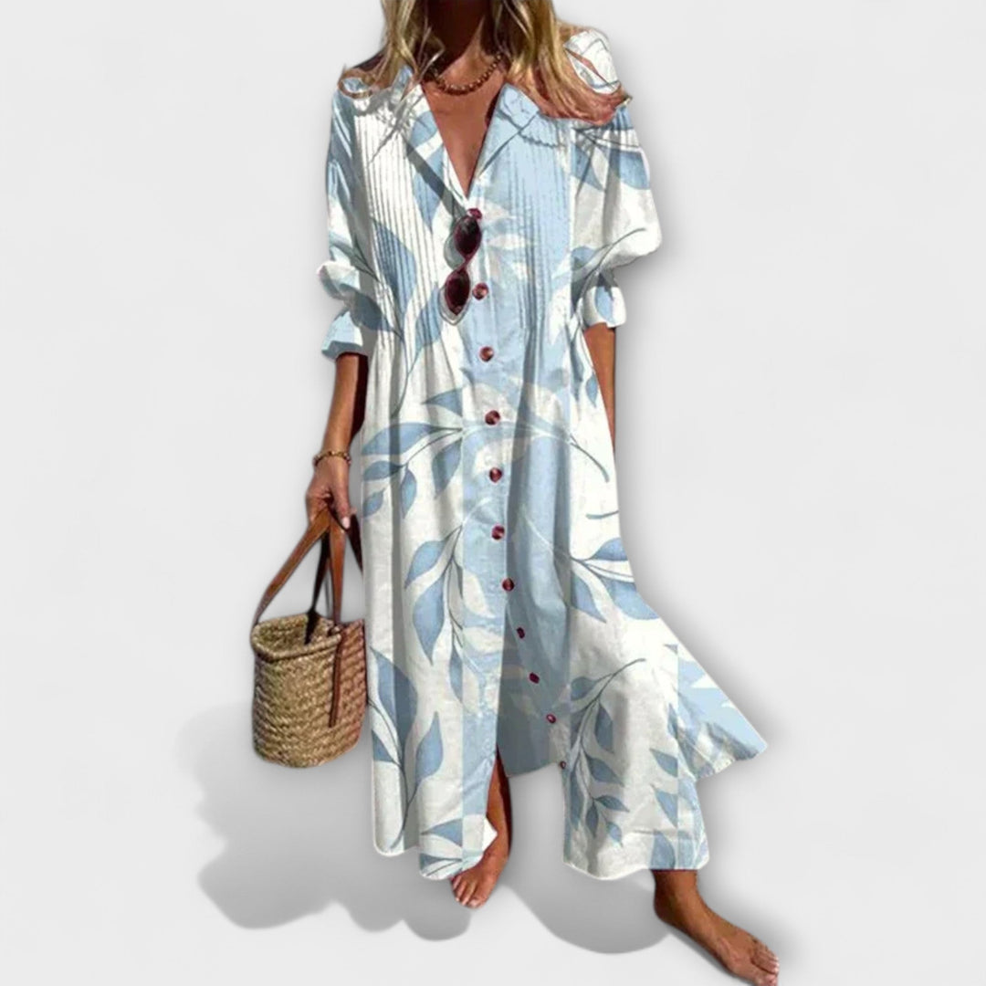 Lila - Vestido Maxi Lisonjeiro com Cobertura de Barriga
