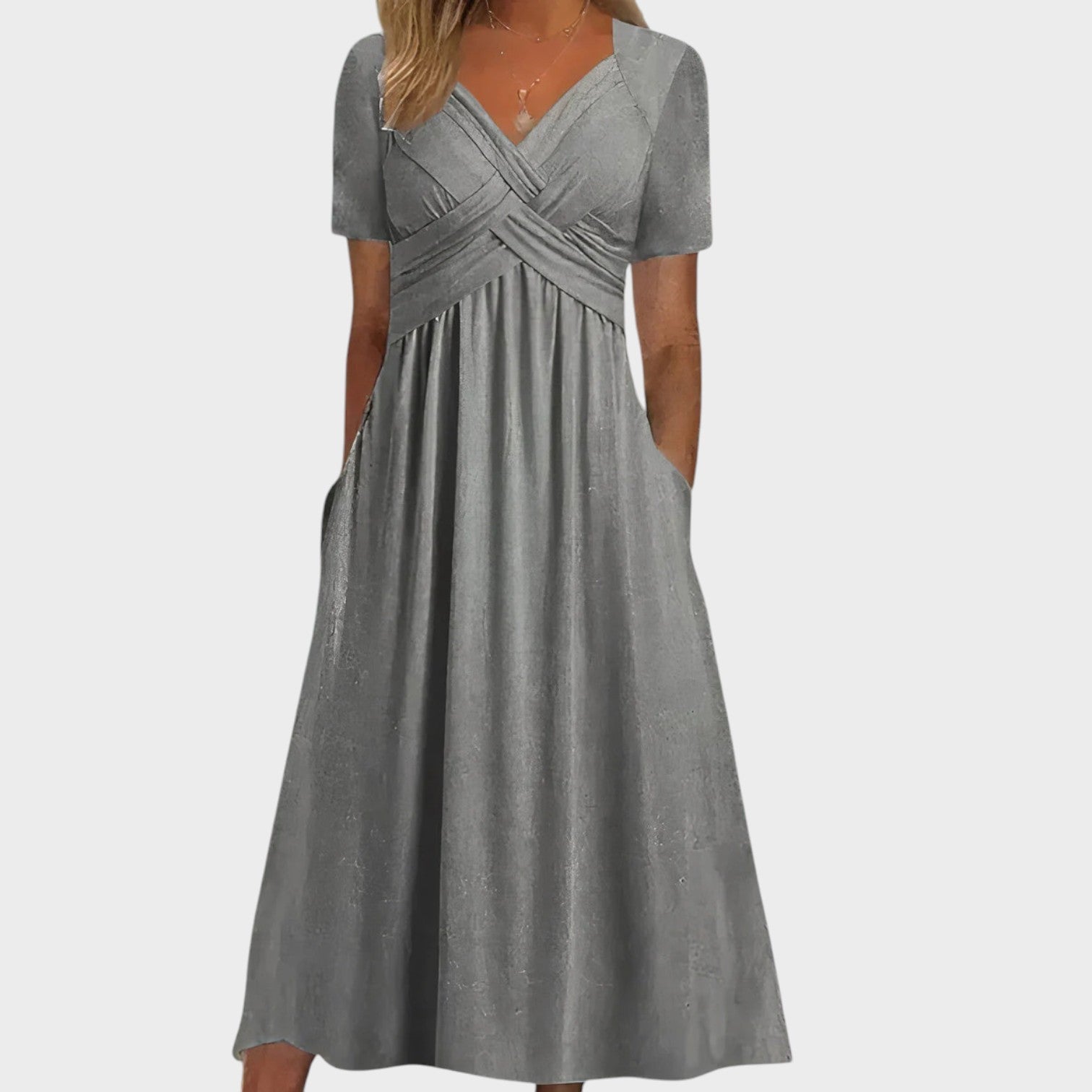 Teresa - Vestido confortável com cote em V