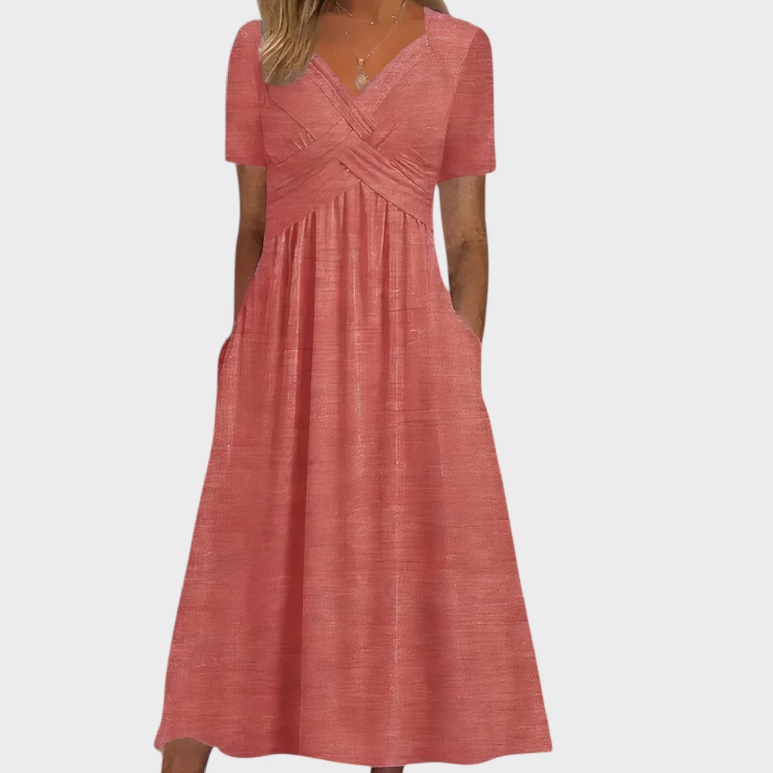 Teresa - Vestido confortável com cote em V