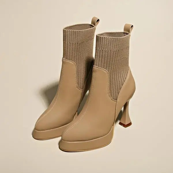 Eugénia - Botas com plataforma, Conforto e Elegância Feminina
