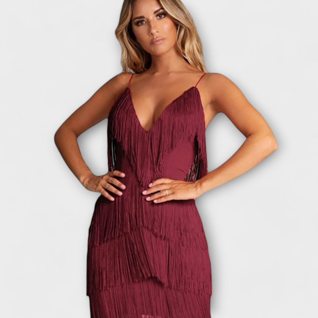 Layla - Vestido Minikleid para Festa de Clube