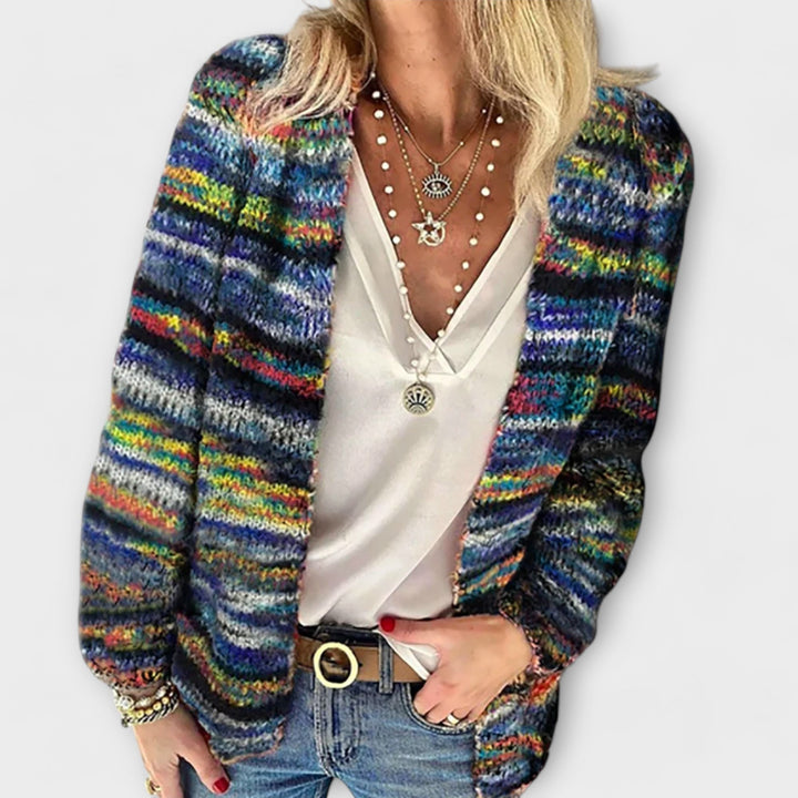 Birgitte - Cardigan Vibrante e Confortável