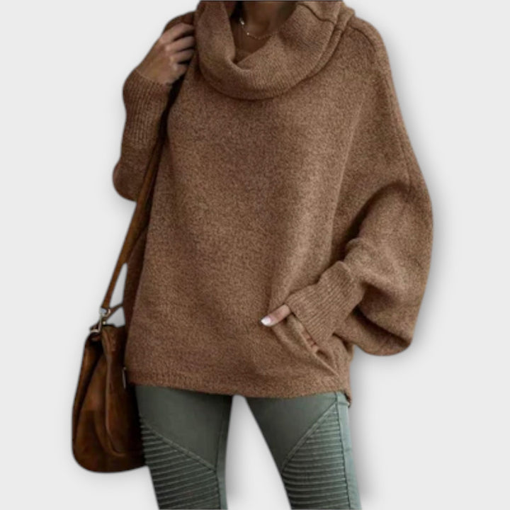Ulrike - Pullover Elegante para Senhora em Tartaruga
