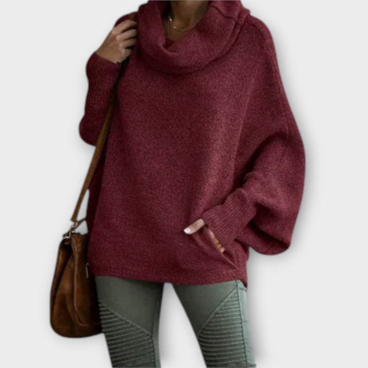 Ulrike - Pullover Elegante para Senhora em Tartaruga