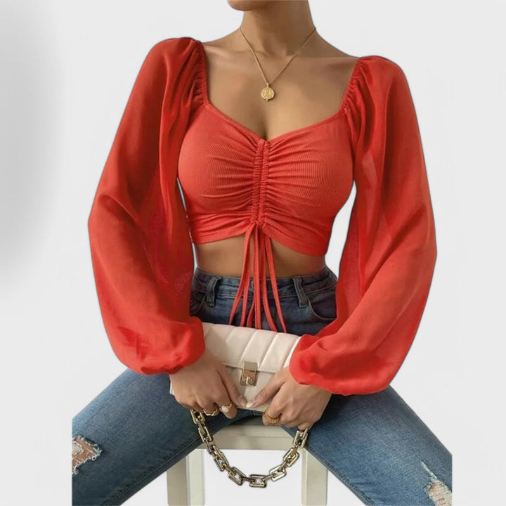Jacqueline - Blusa de Noite Versátil