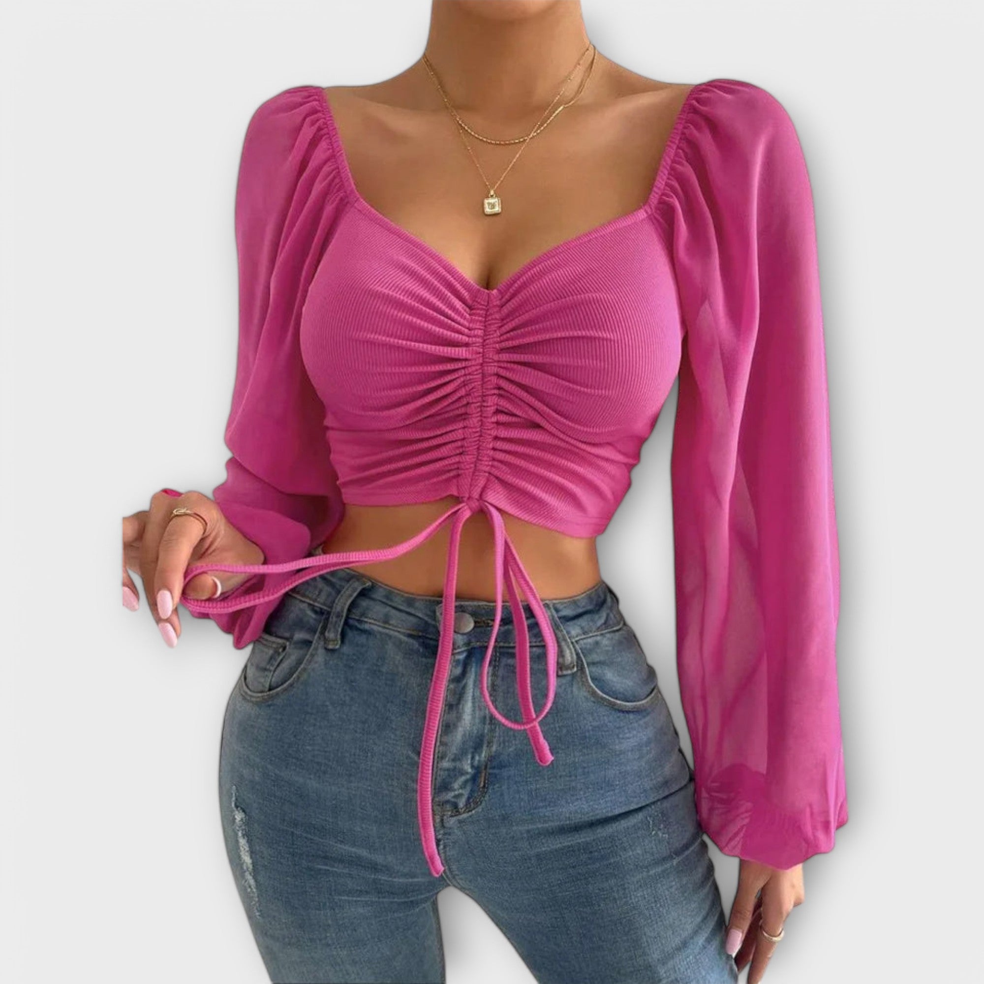 Jacqueline - Blusa de Noite Versátil