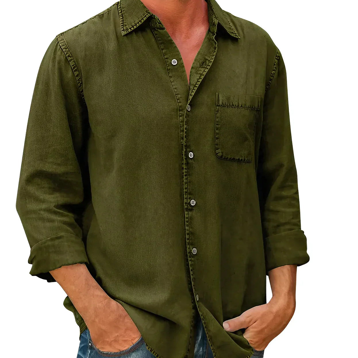 Camisa de Mistura Respirável com Corte Relaxado e Conforto em Movimento