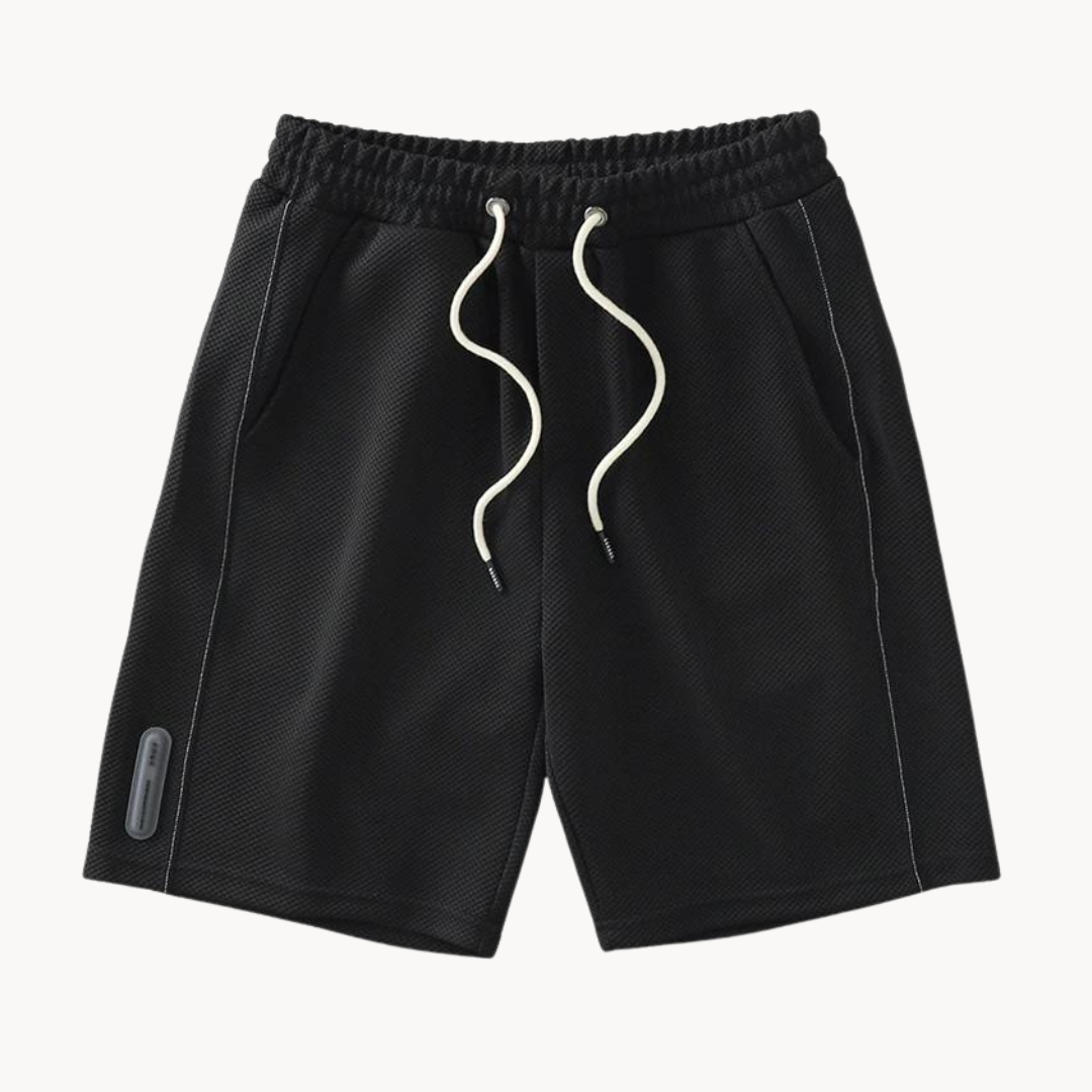 Calções Poliéster com Corte Acima do Joelho e Conforto em Movimento