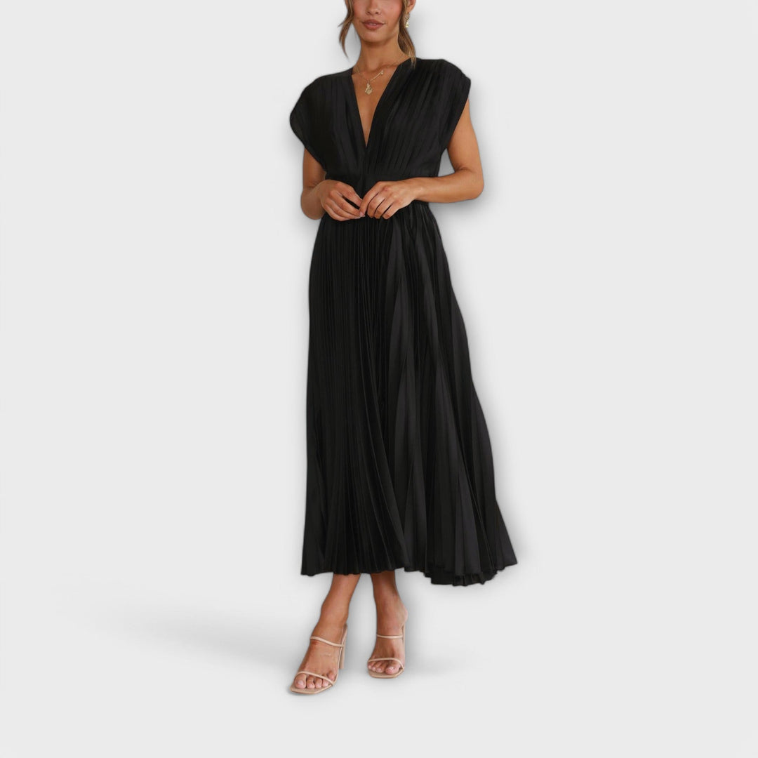 Maria - Vestido Plissado Estiloso