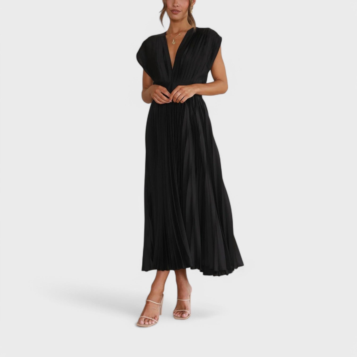 Paula - Vestido plissado elegante