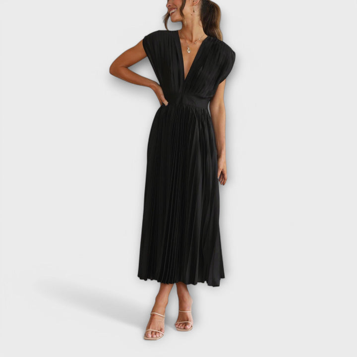 Maria - Vestido Plissado Estiloso