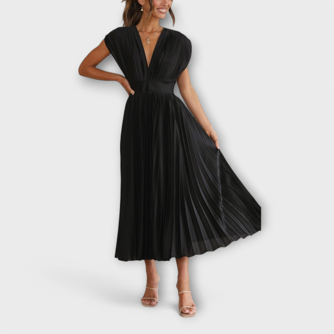 Maria - Vestido Plissado Estiloso
