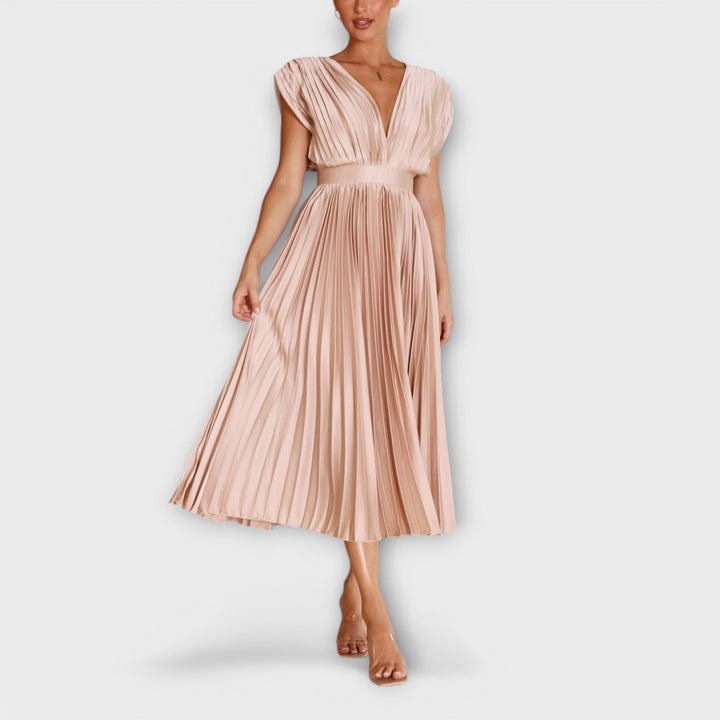 Maria - Vestido Plissado Estiloso