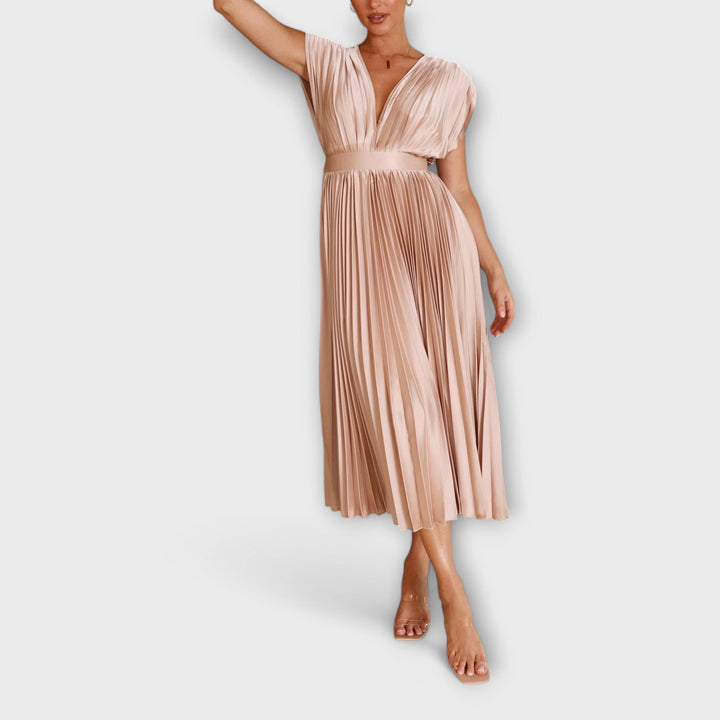 Maria - Vestido Plissado Estiloso