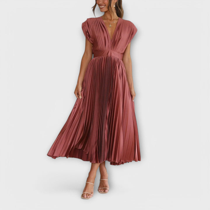 Maria - Vestido Plissado Estiloso