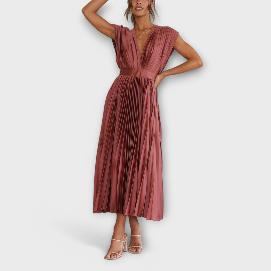 Maria - Vestido Plissado Estiloso
