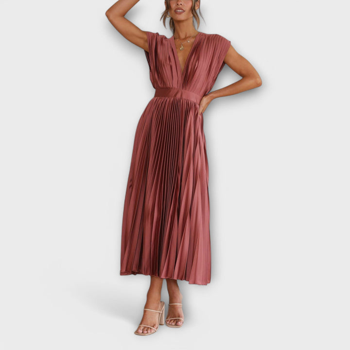 Maria - Vestido Plissado Estiloso