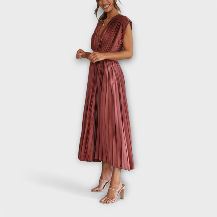 Maria - Vestido Plissado Estiloso