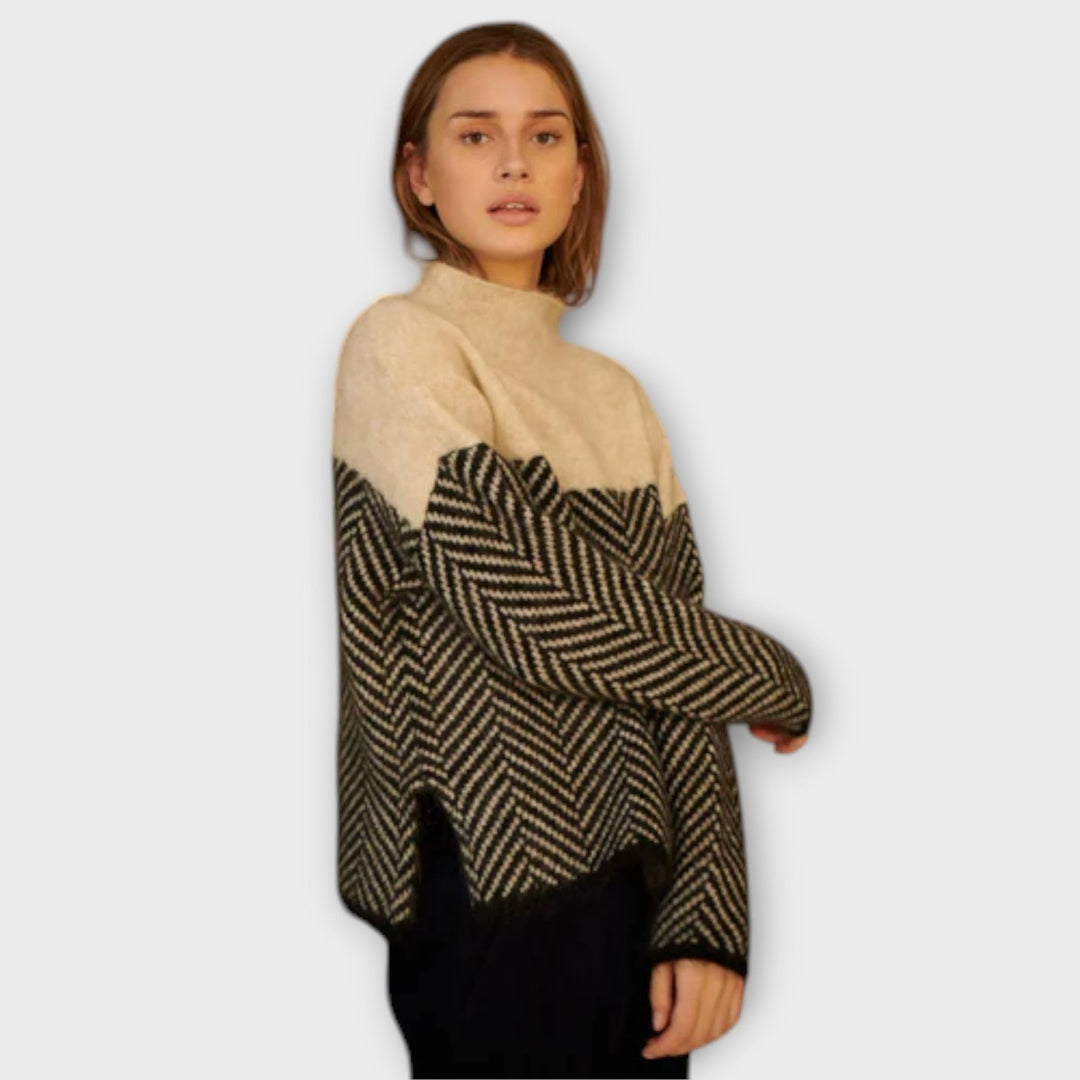 Maeve - Sweater de Gola Alta Macio