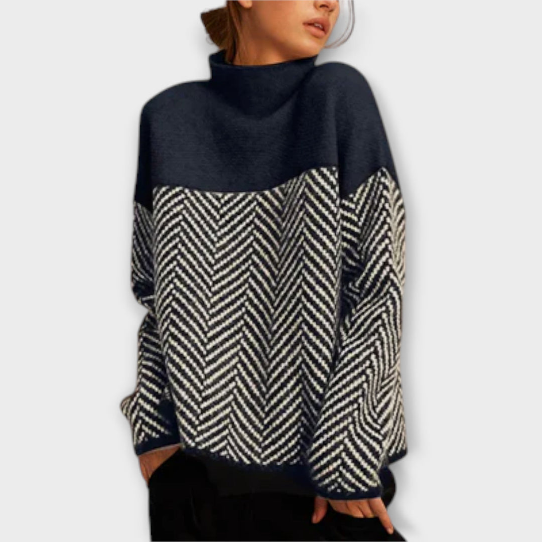 Maeve - Sweater de Gola Alta Macio