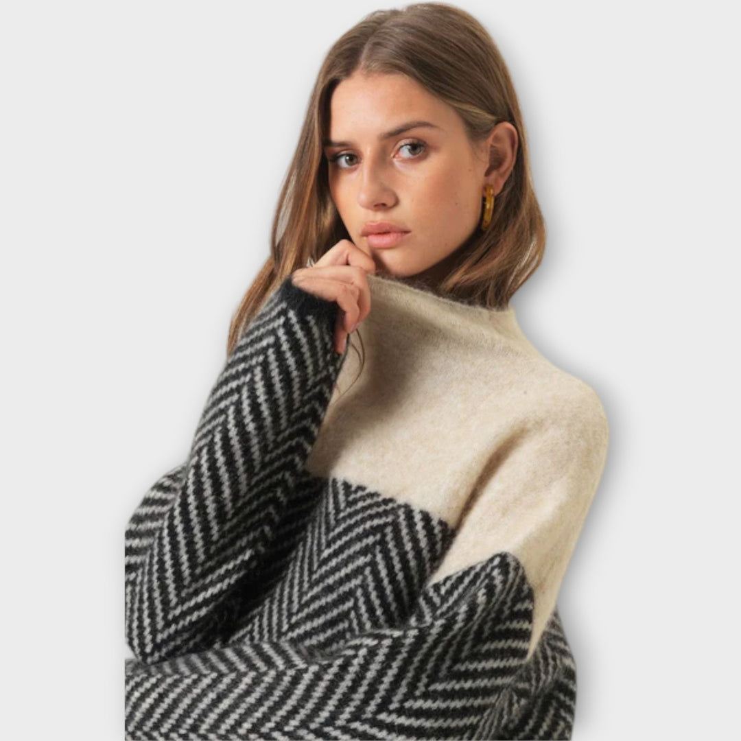 Maeve - Sweater de Gola Alta Macio
