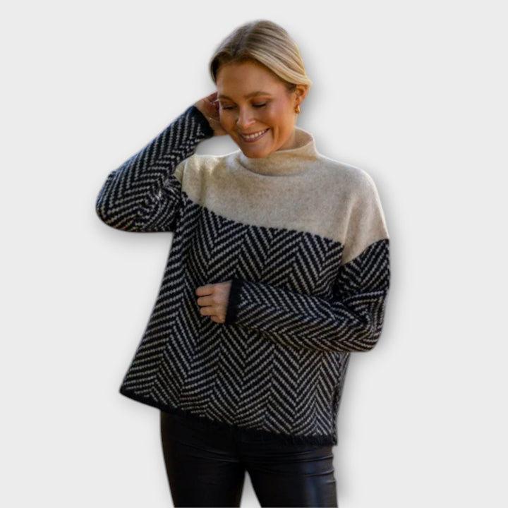 Maeve - Sweater de Gola Alta Macio
