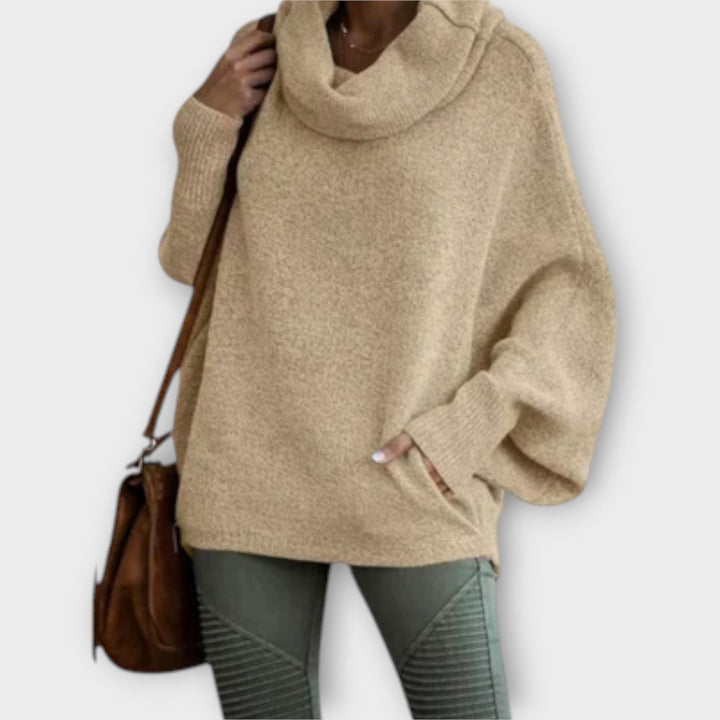 Ulrike - Pullover Elegante para Senhora em Tartaruga